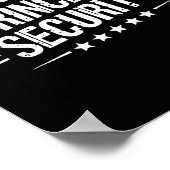 Princess Security Boys Broer Retro Verjaardag Papa Poster (Hoek)