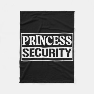 Princess Security Fun Verjaardag Halloween Party D Fleece Deken