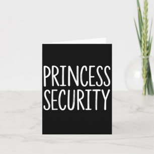 Princess Security Halloween Costume Dad Mannen Mat Kaart