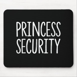 Princess Security Halloween Costume Dad Mannen Mat Muismat