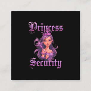 Princess Security: Houd uw kleine royalty's veilig Vierkante Visitekaartje