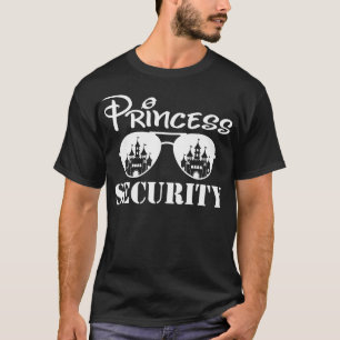 Princess Security Team Pap Mam Verjaardagsfeestje T-shirt