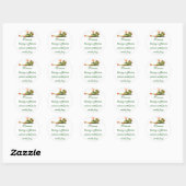 Princess Seeks Frog Round Sticker (Vel)