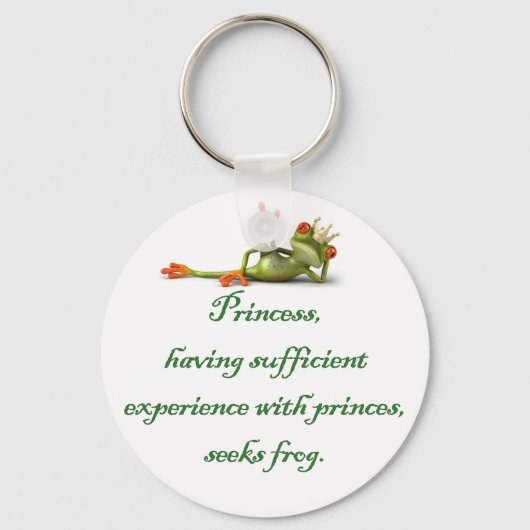 Princess Seeks Frog Sleutelhanger (Voorkant)