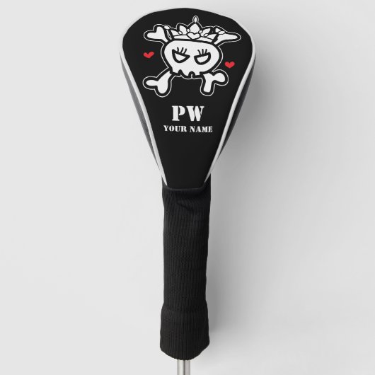 Princess Skull Golfheadcover (Voorkant)