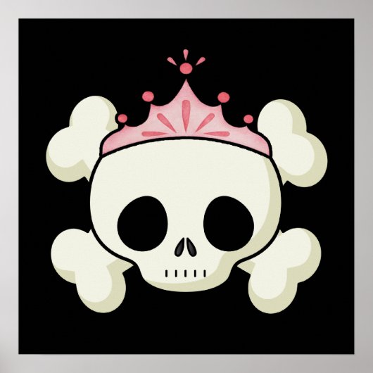 Princess Skull Poster (Voorkant)