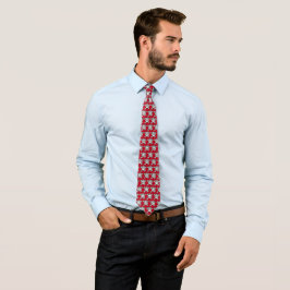 Princess Skull red Stropdas