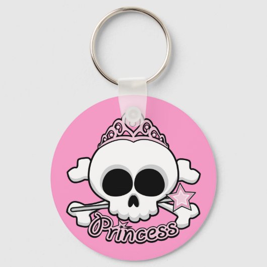 Princess Skull Sleutelhanger (Voorkant)