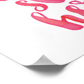 Princess slaapt hier kinder poster (Hoek)