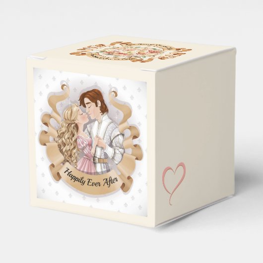 Princess Small Favor / Gift Box 2 Bedankdoosjes (Voorkant Zijde)