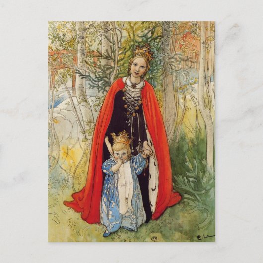 Princess Spring moeder en dochter Briefkaart (Voorkant)