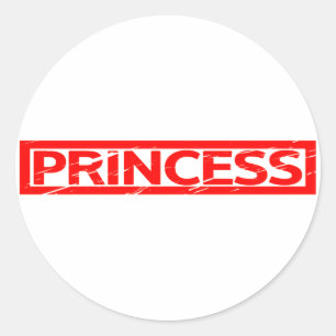 Princess Stamp Ronde Sticker