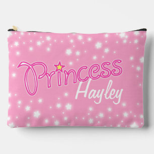 Princess star grafische roze witte douanenaam etui