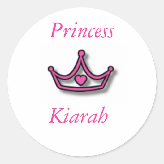 Princess Sticker (Voorkant)