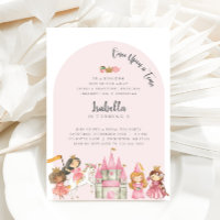 Princess Tea Party Invitation Anniversaire