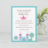 Princess Tea Party Kaart (Staand voorkant)