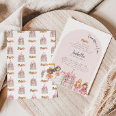 Princess Tea Party Uitnodiging voor verjaardag