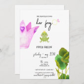 Princess & The Frog - Couleur - Invitation Fête de (Devant / Derrière)