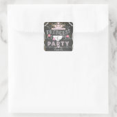 PRINCESS THEE PARTY Geboortepartij Favor Stickers (Tas)