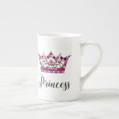 "Princess" Tiara Design Porselein Kop (Rechts)