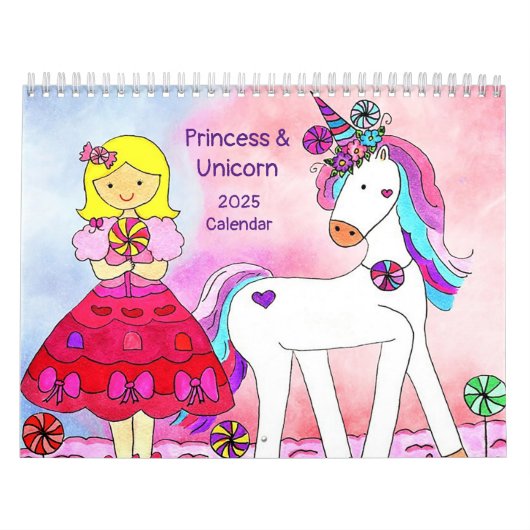 Princess & Unicorn 2025 Calendrier Volume 3 (Protection)