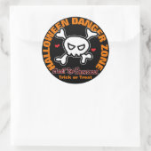 Princess Warning Ronde Sticker (Tas)