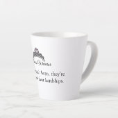 Princess Warrior 12 oz Latte Mug (Angle droit)