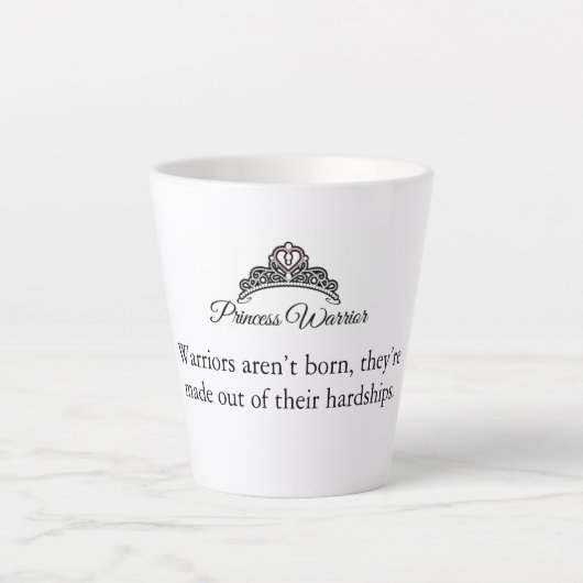 Princess Warrior 12 oz Latte Mug (Devant)