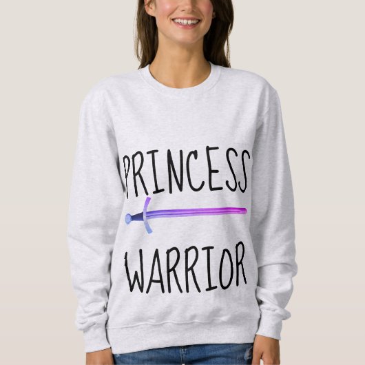 PRINCESS WARRIOR Dames T-Shirts (Voorkant)