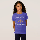 Princess Warrior Meisjes Shirt (Voorkant volledig)