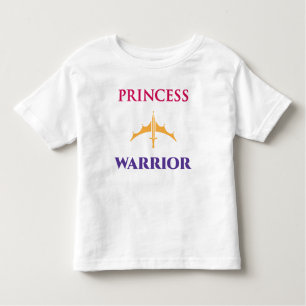 Princess Warrior Peuter Meisjes Licht Shirt