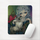 "Princess with a Ragdoll Cat" Mousepad Muismat (Met muis)