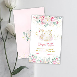 Princess Zwaan Luierspel Envelop Kaart