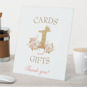 Princesse 1er Anniversaire Carte de fête et signe  (In SItu)