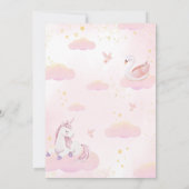 Princesse 4e anniversaire Invitation (Dos)