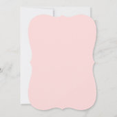 Princesse À Prink Invitation Anniversaire (Dos)