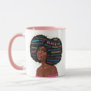 Princesse afro-américaine 11 oz Mug
