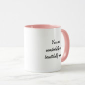 Princesse afro-américaine 11 oz Mug (Devant droit)