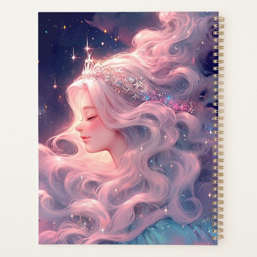 Princesse Anime Fille Fabriquée En Étoiles (Dos)