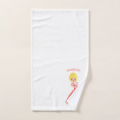 Princesse aux Coeurs Ensemble de serviettes de bai (Serviette à main)