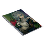 "Princesse avec le carnet d'un chat de Ragdoll" (Côté Droit)