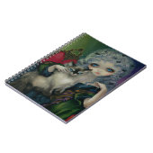 "Princesse avec le carnet d'un chat de Ragdoll" (Côté gauche)