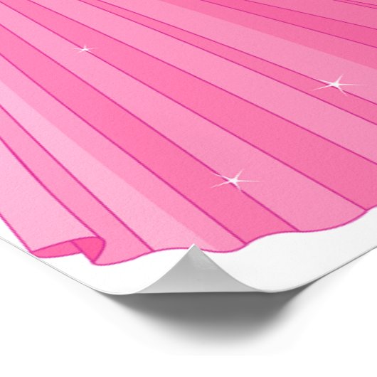 Princesse Avec Poster Rose (Coin)