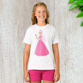 Princesse Avec T-shirt Filles Roses