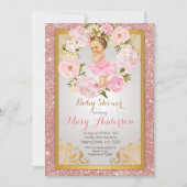 Princesse Baby shower Invitation (Devant)