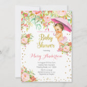 Princesse Baby shower Invitation fille (Devant)