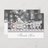 Princesse Baby shower Merci (Devant / Derrière)