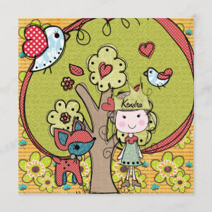 Princesse Birthday Invitation de nature