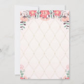 Princesse Birthday Invitation - princesse Party (Dos)