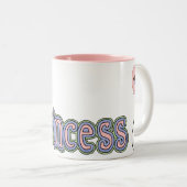 Princesse Birthday Mug - princesse Cupcake de (Devant droit)